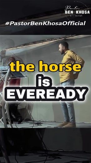 The horse is Eveready | 07.12.2022 | Pastor Ben Khosa | Life changing testimony Part 3 of 4 @ Christian Devine Miracles Ministry YouTube Video link: https://www.youtube.com/watch?v=GnB1PfjTm1g&t=7s #PastorBenKhosaOfficial