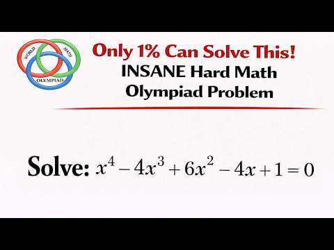 Only 1% Can Solve This! INSANE Hard Math Olympiad Problem
