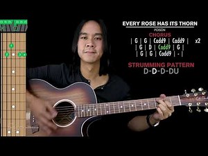 Every Rose Has Its Thorn Guitar Cover Including Solo - Poison 🎸 |Tabs + Chords|