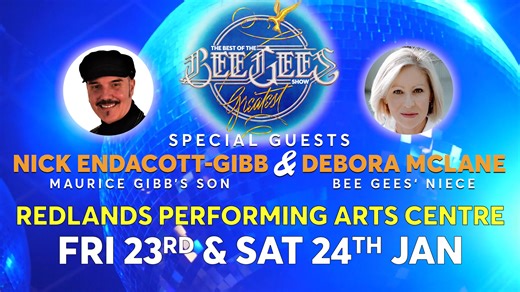 Just announced. The ONLY Brisbane shows featuring Nick Endacott-Gibb (Maurice Gibbs' Son) and Debora Mclane (Bee Gees' Niece) as special guests. Don't miss this once only opportunity. | Best of the Bee Gees