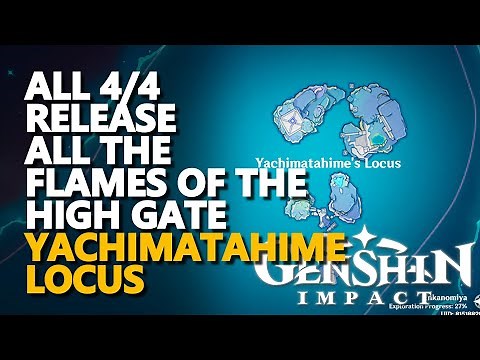 Release all the Flames of the High Gate Genshin Impact Yachimatahime's Locus