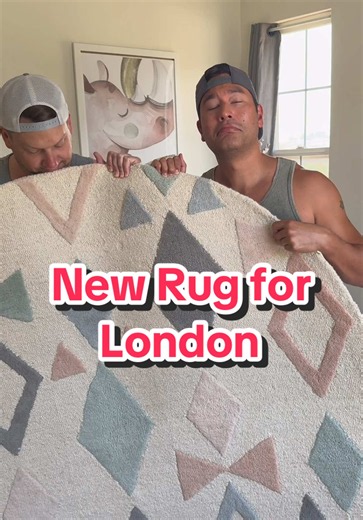 Watch till the end to see London’s reaction #arearug #kidsroom #surprise #homedecor #athomewithbryan