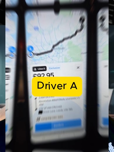 Debating Uber Trip Costs: Driver A vs. Driver B