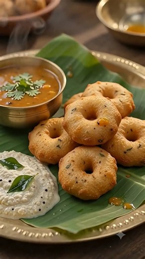 🥥 Crispy Medu Vada | South Indian Breakfast | Village Style Cooking #shorts #meduvada #crispyvadai
