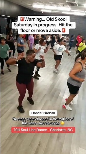 Easy line dances like Fireball are still fun! 🔥#fireball