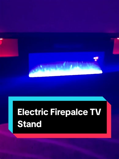 This is a bargain!Modern Electric Fireplace TV Stand 178cm, Media Console with Adjustable Flame, 3 LED Colors, Remote Control & Storage #dealdrops ##tiktokmademebuyit #tv #fireplace #homedecor