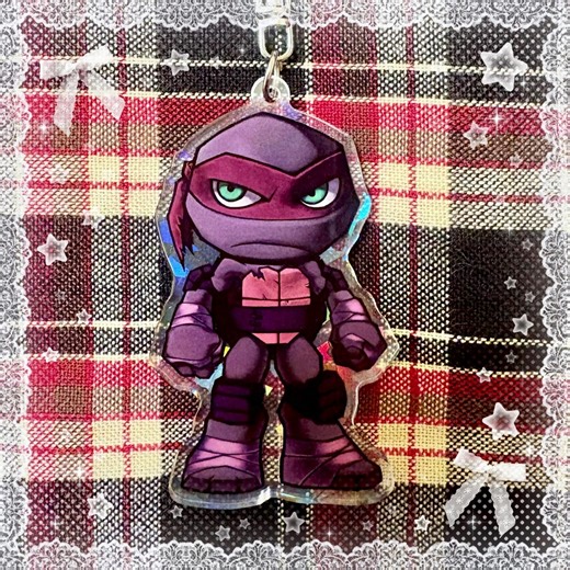TMNT 2012 Raph Keychain - Etsy