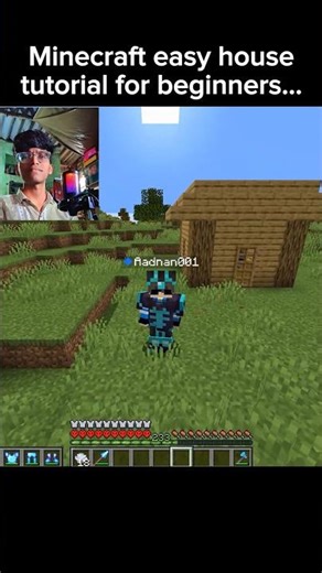 Minecraft easy house tutorial for beginners #minecraft