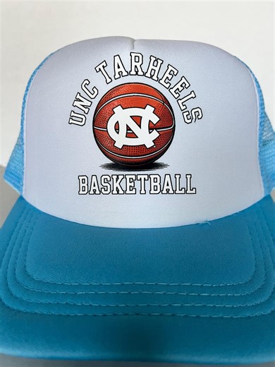 UNC Tar Heels Basketball Cap - Etsy