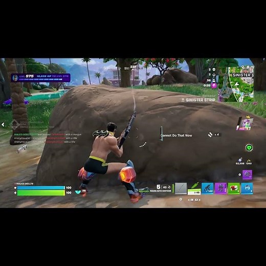 FORTNITE BEACH BOD BATMAN VS CHLOROPHYLL IVY