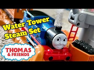 The 2006 Tomy 'Water Tower Steam Set' - Unboxing/Review (Metallic Steam Along Thomas!)