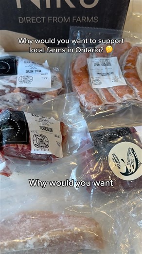 Get quality meat from Local Farmers 👨‍🌾 right here in Ontario delivered to your door! 🥩 100% Grass-Fed and Pasture-Raised 🌿 Never Any Antibiotics or Hormones Ever ✅ Free Delivery. No Commitment, Pause or Skip Anytime. 👨‍🌾 Humanely Raised from Local Ontario Farms 🚨 And now, for a limited time, you can get a FREE cut of MEAT on every order for LIFE ($180 of value per year 🤯 plus Free shipping right to your door. | NIKU Farms
