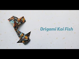 Easy Origami Koi Fish - How-To | Step by Step Tutorial | DIY Craft - Orikim