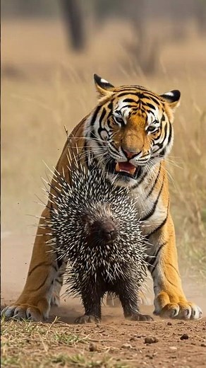Tiger vs Porcupine | Incredible Wildlife Encounter in the Wild