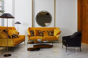 Versace Home estrenó muebles y objetos de decoración en un nuevo local en Milán