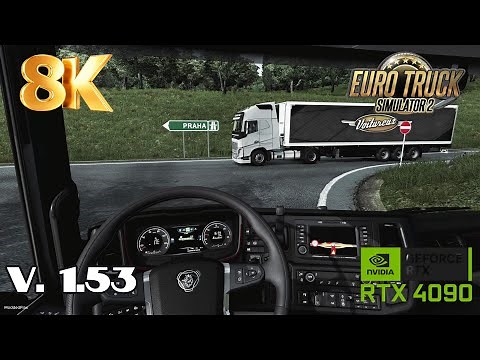 *8K* ETS2 "The Best Graphics Ever" RTX 4090 Max Settings Gameplay JBX3 -no Reshade-