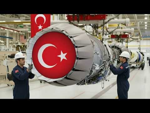 Shocking the World! Türkiye Builds the World's Most Advanced Fighter Jet Engine