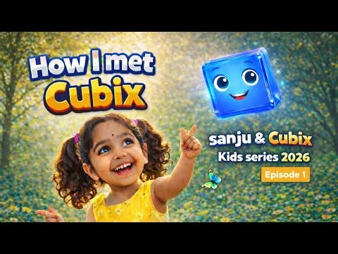 How I Met Cubix 🧊✨ | Episode 1 | Fun Educational Videos| Little Spark Adventures