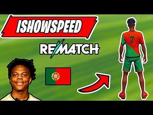 HOW TO MAKE ISHOWSPEED IN REMATCH GAME (CR7 KIT GUIDE)