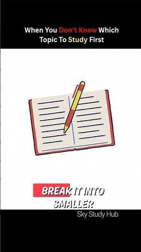 Which Topic Should You Study First? | Study Planning Tips for Students