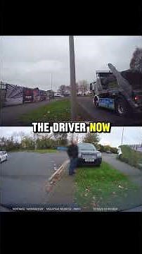 Driving Lesson Gone Wrong – Learner Driver Has a Crash! 🚦💥 #DrivingFails #DrivingLessons