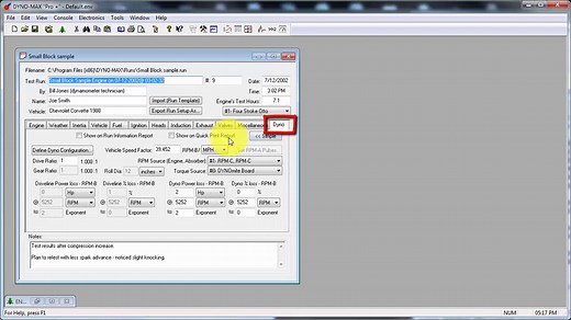 DYNO-MAX Tour - Overview