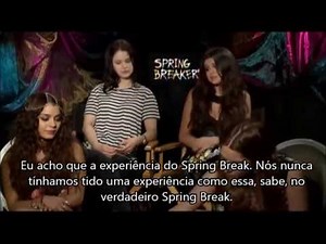 Interview with the cast of Spring Breakers [LEGENDADO]