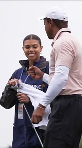 Sam Woods made her caddying debut at last year’s PNC Championship ❤️ | PGA TOUR