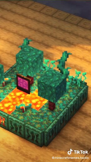 How to Make a Mini Warped-Forest in Minecraft