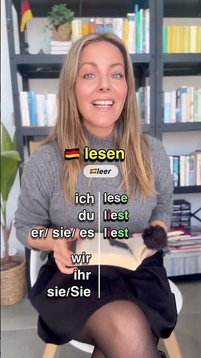 📖 Lesen is an irregular verb in German 🇩🇪 and it's not the only one!