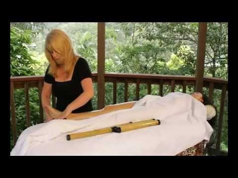 Warm Bamboo Massage Hot Stone Seashell Crystal Kits Techniques Training - How to give