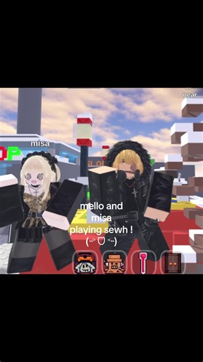 Misa and Mello Play Sew in Roblox