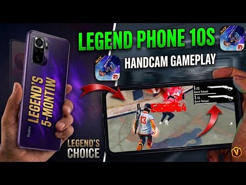 Redmi Note 10s Handcam GAMEPLAY New Update FREE FIRE Fast Moment Smooth Gameplay