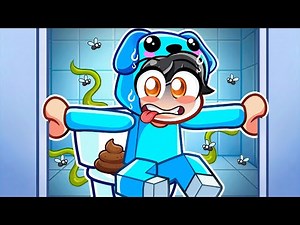 POOPING MAX LEVEL in Roblox PUBLIC TOILET!
