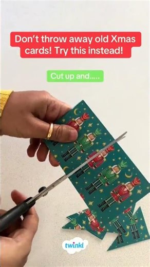 Simple Early Years Activity: Turn Christmas Cards Into...