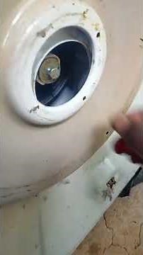 Commercial speed queen washer making banging noise when spinning/machine pulley problem detected