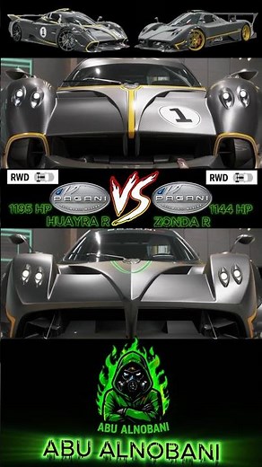 🔥 Pagani Zonda R vs Pagani Huayra R 🔥 Which One Would You Choose❓#pagani