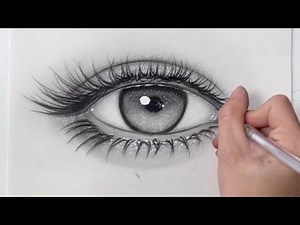 How to Draw Hyper Realistic Eyes Step by Step | Easy Way To Draw An Eye For Beginners