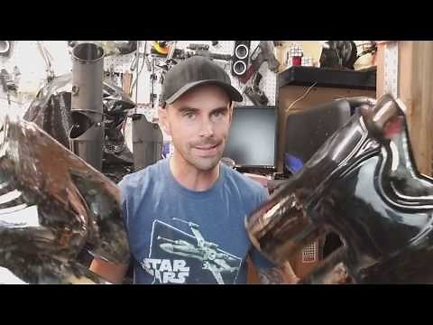 Repairing vacuum formed ABS plasic.