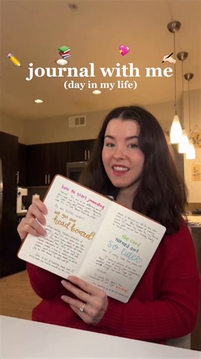 Carrie Walker on Instagram: "As someone who’s been journaling every single day for nine years, I often get asked what I write about! This video is an example of one of my journal entries (from December 12th, 2025). I thought it would be helpful to show a visual of my day alongside the entry itself so that you get an idea of how you can write about your day! Let me know if you like this format, and maybe I’ll do more videos like this🥰 And yes, this was filmed almost a month ago🙈 Maybe one of th