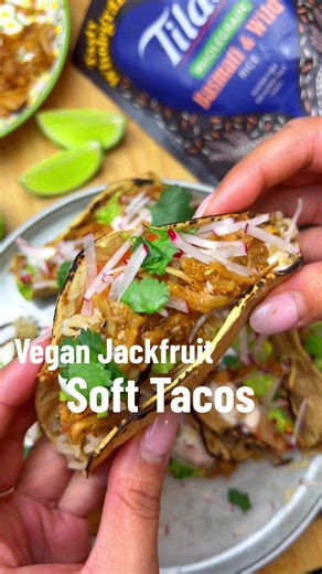 Delicious Vegan Jackfruit Rice Soft Tacos Recipe