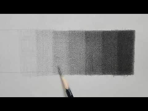 기초소묘 10단계 명암 명도단계 드로잉 그라데이션 연습1