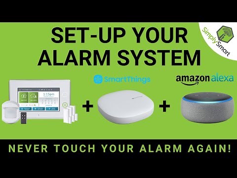 Connect your Alarm System to SmartThings and Control with Alexa