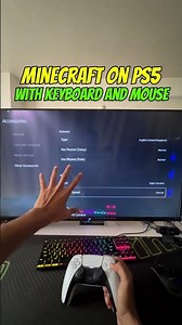 How to Play Minecraft on PS5 With Keyboard and Mouse