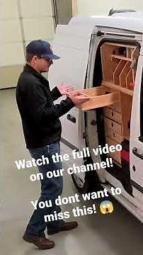 Transit Connect Van Tool Racking! Full Custom Tool Storage Build Out! You gotta see this! 😱💯
