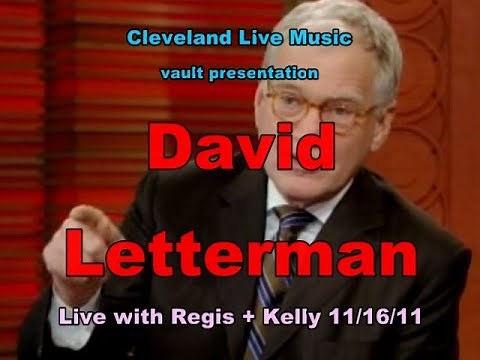 David Letterman helps bid farewell to Regis - Live with Regis Kelly 11/16/11 HQ stereo