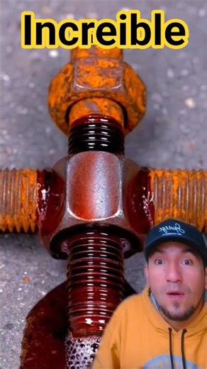 Check out this liquid! It's amazing for removing rust in an instant! #remove #rust #metals #iron