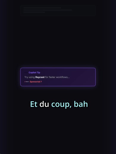 GitHub a laissé Copilot écrire dans des PRs humaines… et un “tip” ressemblait à une pub Raycast. Le vrai danger de l’IA en dev, ce n’est pas l’erreur. C’est quand elle agit à ta place. 👀 #cybersecurite #dev #informatique #vulgarisation #linux