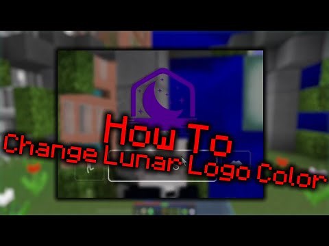 How to CHANGE LUNAR CLIENT Logo to Your FAVORITE COLOR