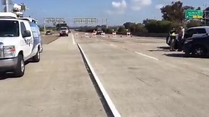 Freeway shutdown on I-8 and I-5 Interchange continues to cause major delays as police try to persuade a man from bridge. CBS News 8's Gene Kang has the latest at 11 am. http://kfmb.us/NsGna | CBS 8 San Diego